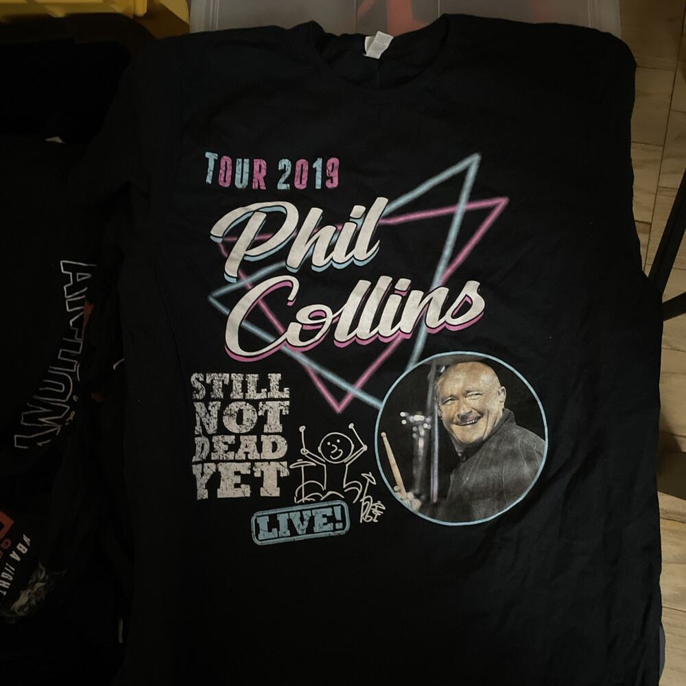 Phil Collins 2019 "Still Not Dead Yet" Live USA Concert Tour Tee